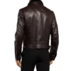 Mens Luxury Shearling Black Leather Jacket