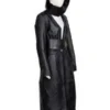 Watchmen Angela Abar Black Hooded Coat