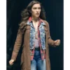 The Flash Izzy Bowin Fringe Leather Coat
