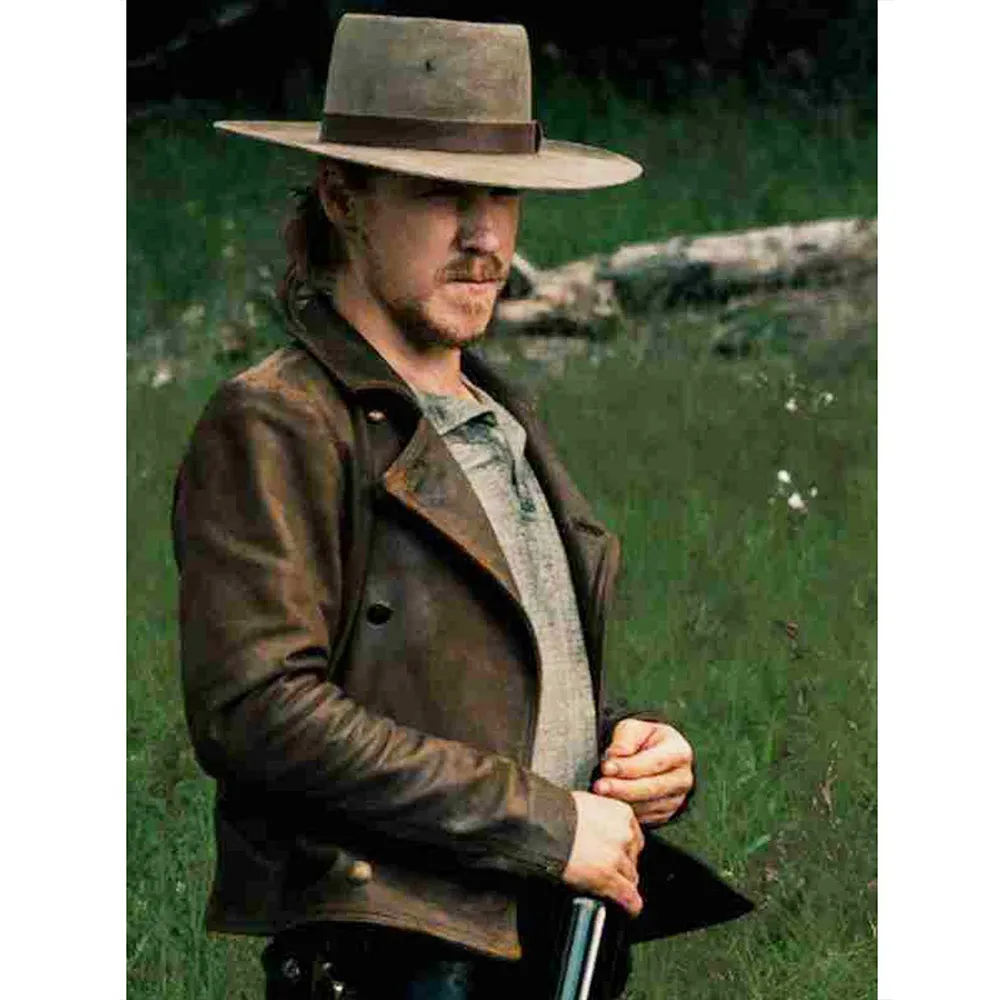 Billy the Kid Jesse Evans Leather Jacket - Main Image