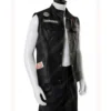 Deacon St. John Days Gone Black Leather Vest