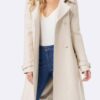 Riverdale Betty Cooper Cream Wool Trench Coat