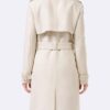 Riverdale Betty Cooper Cream Wool Trench Coat - Image 2