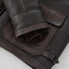 Navy M-445A Flight Leather Shearling Jacket - Image 5