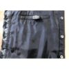 Mens Black Lace Up Biker Leather Vest - Image 11