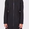 Melinda Monroe Virgin River Black Hooded Coat