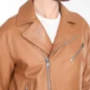 men tan brown jacket 1
