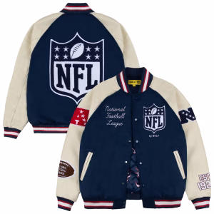 NFL GOLF WANG Letterman Full-Snap Jacket