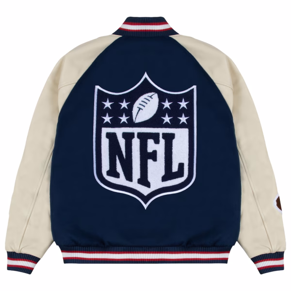 NFL GOLF WANG Letterman Full-Snap Jacket - Image 4