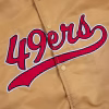 San Francisco 49ers GOLF WANG Satin Full-Snap Bomber Jacket Gold - Image 7