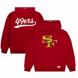 San Francisco 49ers GOLF WANG Cutout Pullover Hoodie