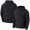 Dallas Cowboys Black Full-Zip Hoodie