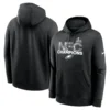 Philadelphia Eagles Nike Black 2024 NFC Champions Hoodie