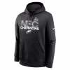 Philadelphia Eagles Nike Black 2024 NFC Champions Hoodie - Image 3