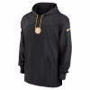 Pittsburgh Steelers Sideline Black Hoodie - Image 2