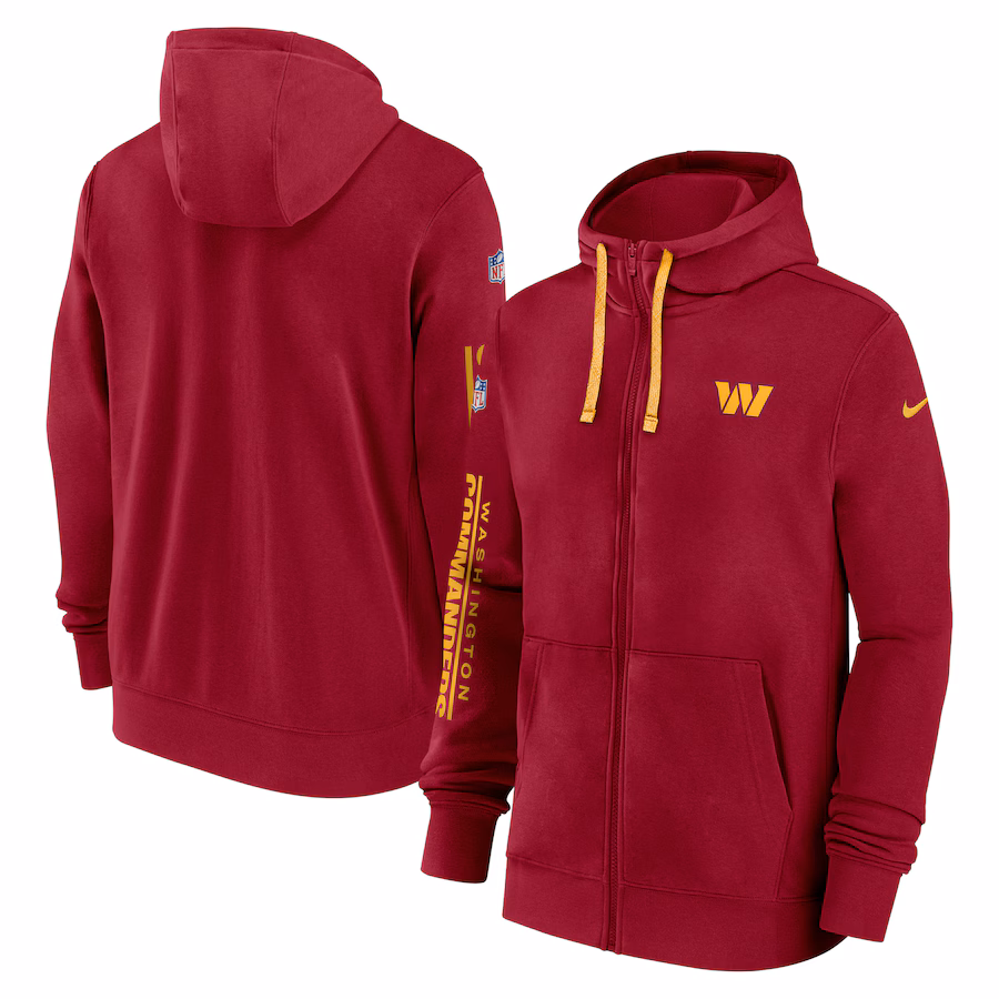 Washington Commanders Zip Up Hoodie