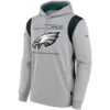 Nike Philadelphia Eagles Grey Logo Pullover Hoodie - Image 2