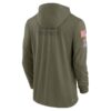2024 Miami Dolphins Salute to Service Long Sleeve Hooded T-Shirt - Image 3