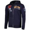 Chicago Bears Black Zip-Up Hoodie - Image 2