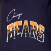 Chicago Bears Black Zip-Up Hoodie - Image 3