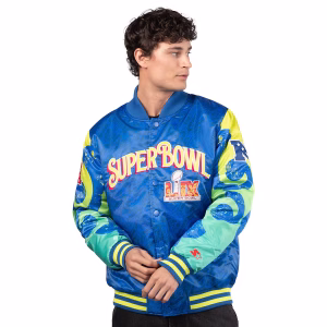 Starter Royal Super Bowl LIX The Big Easy Satin Jacket