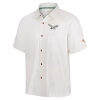Philadelphia Eagles Tommy Bahama White Coconut Matchup Camp Throwback Button-Up Shirt