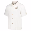 San Francisco 49ers Tommy Bahama White Coconut Matchup Camp Throwback Button-Up Shirt