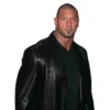 WWE Dave Batista Black Leather Jacket