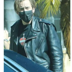 The Unbearable Weight of Massive Talent Nicolas Cage Leather Jacket