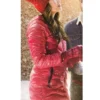 The Christmas Promise Nicole Graham Red Parka - Image 5
