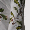 Saltburn Oliver Quick Green Leaf Embroidery White Jacket