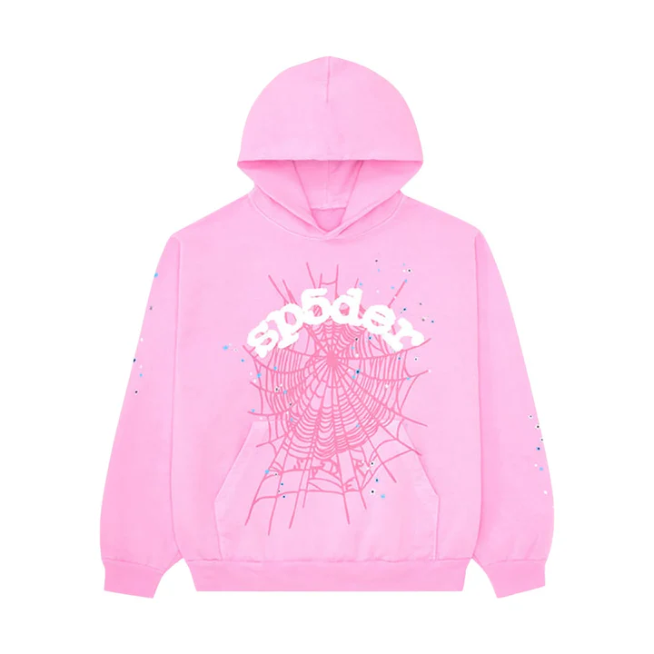 Bold Stylish Pink Spider Hoodie Shop Now