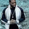 Power TV Series 50 Cent Bomber Jacket Black and White - Image 2