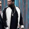 Power TV Series 50 Cent Bomber Jacket Black and White