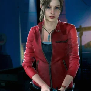 Resident Evil 2 Claire Redfield Leather Jacket