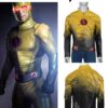 The Reverse Flash Yellow Leather Jacket - Image 5