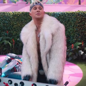Barbie 2023 Ryan Gosling Fur Coat