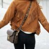 Women's Western Suede Leather Jacket