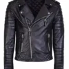 Men's Slim Fit Lambskin Leather Coat