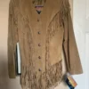 Women's Cripple Creek Fringed Suede Leather Jacket