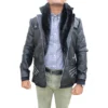 WWE Seth Rollins Black Leather Jacket