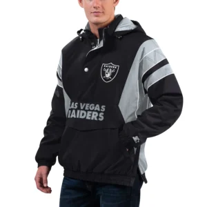 Las Vegas Raiders Starter Half-Zip Jacket