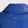 Womens Cropped Leather Jacket with Studs - Image 4
