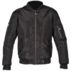 Mens Cordura Motorcycle Jacket Black