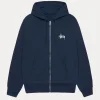 stussy hoodie zip up