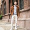 Men's Suede Trucker Jacket