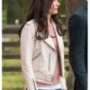 Lois Lane Superman and Lois Biker Leather Jacket - Image 3