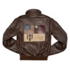 Mens Flying Tigers A-2 Fighter Group Leather Jacket - Image 8