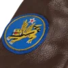 Mens Flying Tigers A-2 Fighter Group Leather Jacket - Image 6