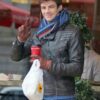 Grant Gustin The Flash Black Leather Jacket